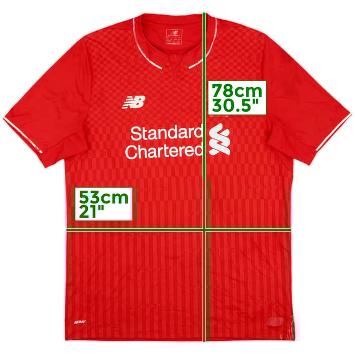 2015-16 Liverpool Home Shirt - 3/10 - (L)