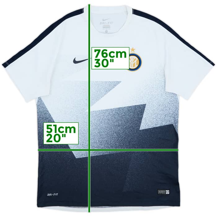 2015-16 Inter Milan Nike Training Shirt - 8/10 - (L)