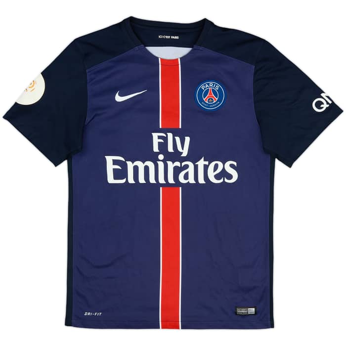 2015-16 Paris Saint-Germain Home Shirt Ibrahimovic #10 - 4/10 - (S)