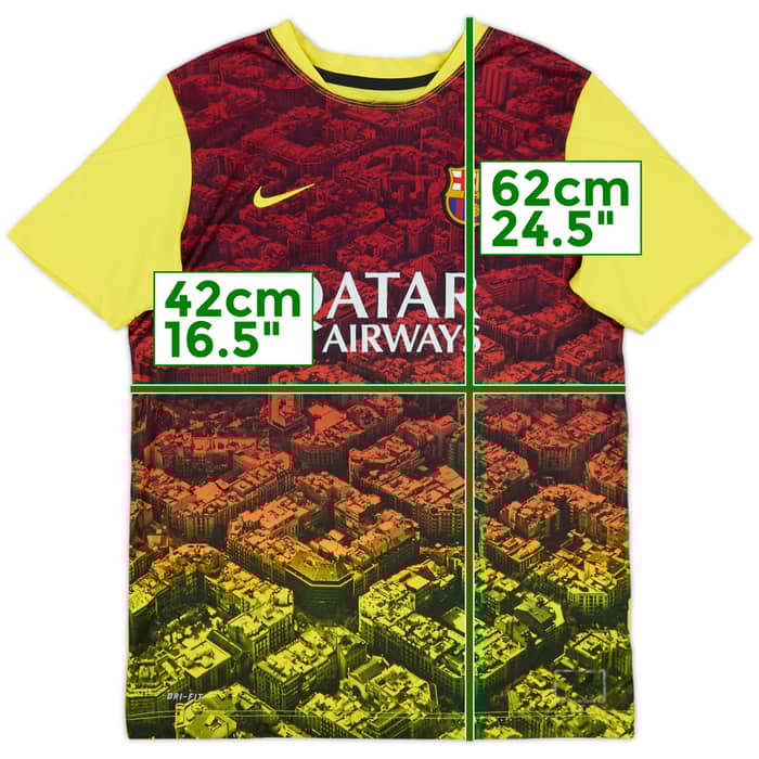 2013-14 Barcelona Nike Training Shirt - 7/10 - (L.Boys)