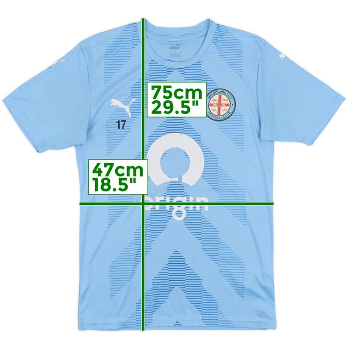2022-23 Melbourne City Player Issue Puma Training Shirt #17 - 5/10 - (M)