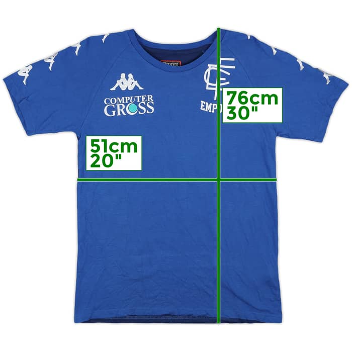 2020-21 Empoli Kappa Training Shirt - 9/10 - (M)