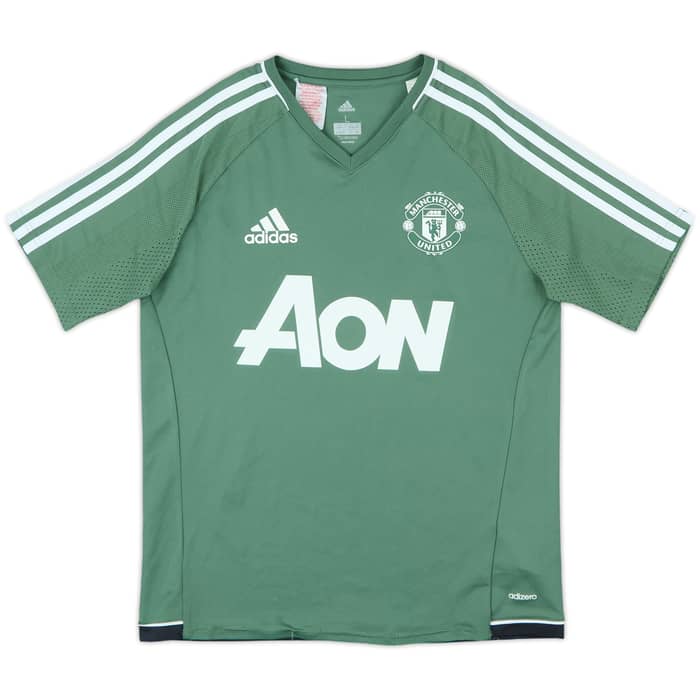2017-18 Manchester United adizero Training Shirt - 7/10 - (L.Boys)