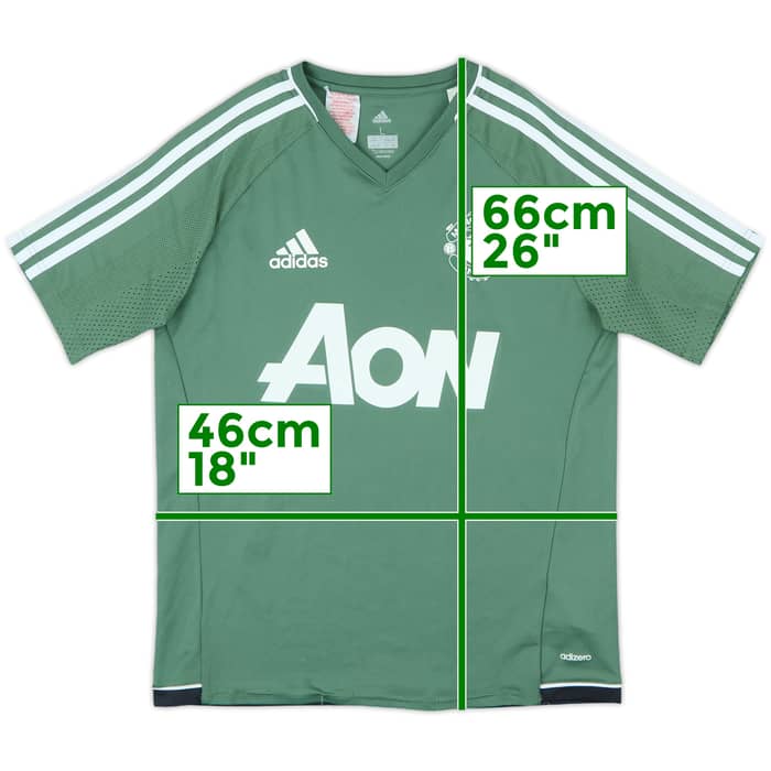 2017-18 Manchester United adizero Training Shirt - 7/10 - (L.Boys)