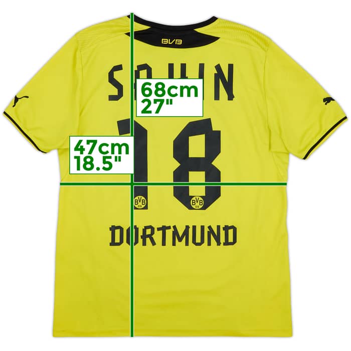 2013-14 Borussia Dortmund Home Shirt Sahin #18 - 4/10 - (M)