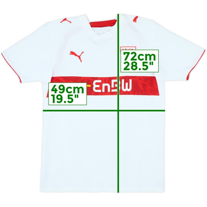 2006-07 Stuttgart Home Shirt - 6/10 - (S)