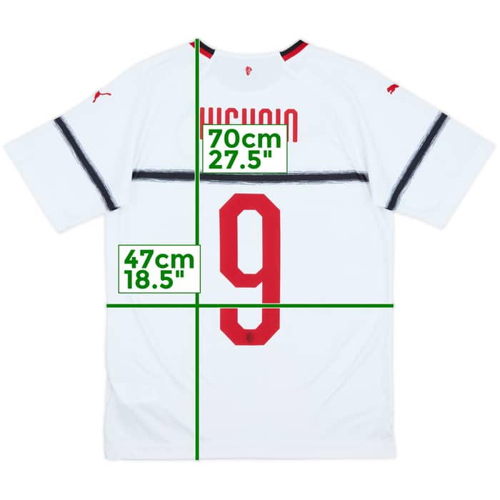 2018-19 AC Milan Away Shirt Higuain #9 - 8/10 - (S)