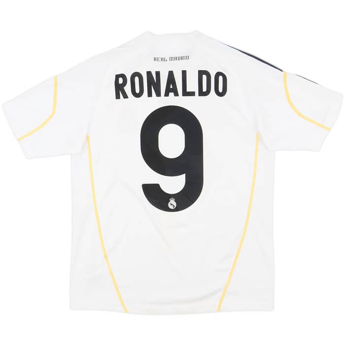 2009-10 Real Madrid Home Shirt Ronaldo #9 - 6/10 - (L.Boys)