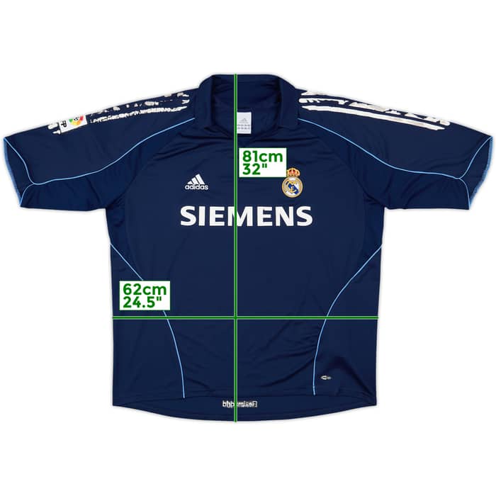 2005-06 Real Madrid Away Shirt - 4/10 - (XL)