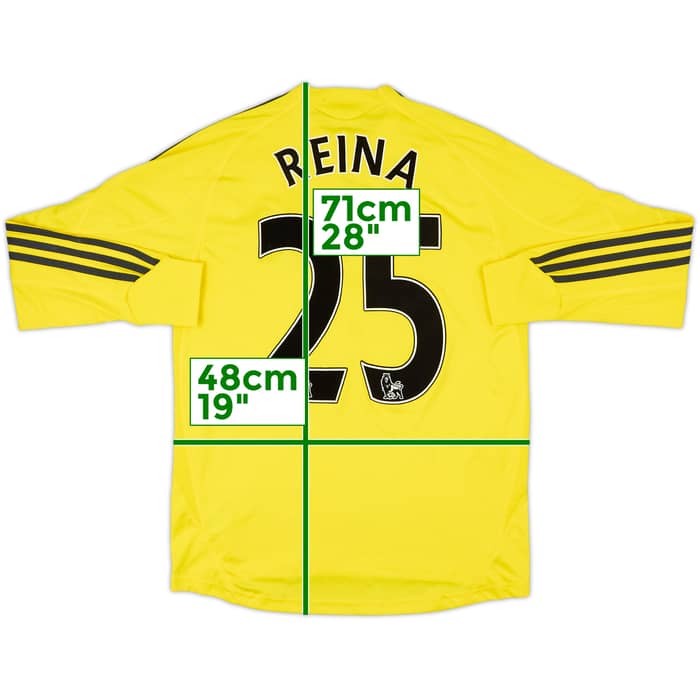 2009-10 Liverpool GK Shirt Reina #25 - 7/10 - (L.Boys)