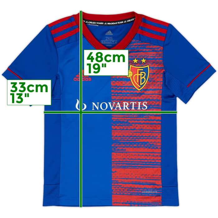 2020-21 FC Basel Home Shirt - 8/10 - (5-6 Years)