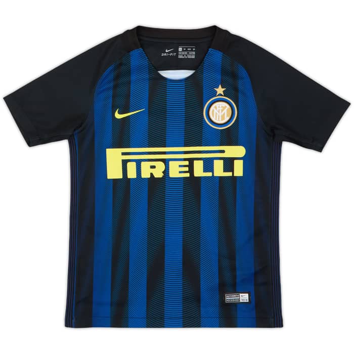 2016-17 Inter Milan Home Shirt - 7/10 - (6-8 Years)