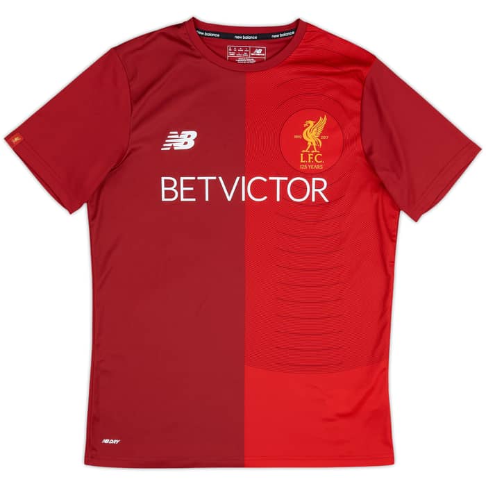 2017-18 Liverpool New Balance Training Shirt - 8/10 - (M)