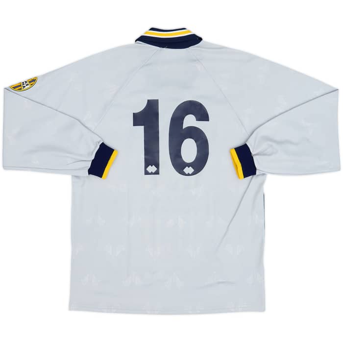 Camiseta juvenil de manga larga versión de partido de la cuarta equipación del Hellas Verona 1996-97 #16