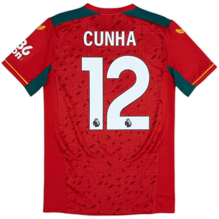2023-24 Wolves Away Shirt Cunha #12 - 6/10 - (S)