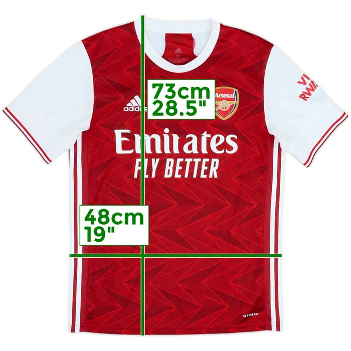 2020-21 Arsenal Home Shirt - 5/10 - (M)