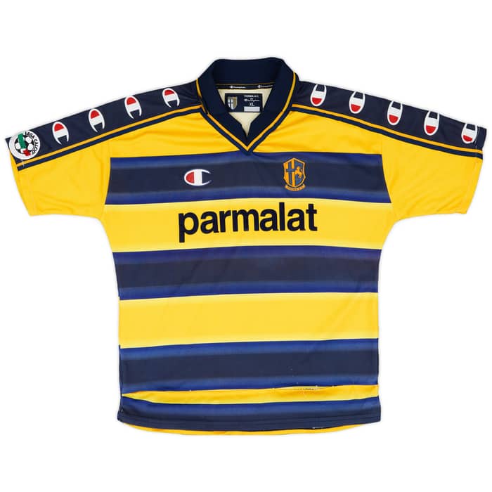 2000-01 Parma Home Shirt Torrisi #5 - 4/10 - (XL)