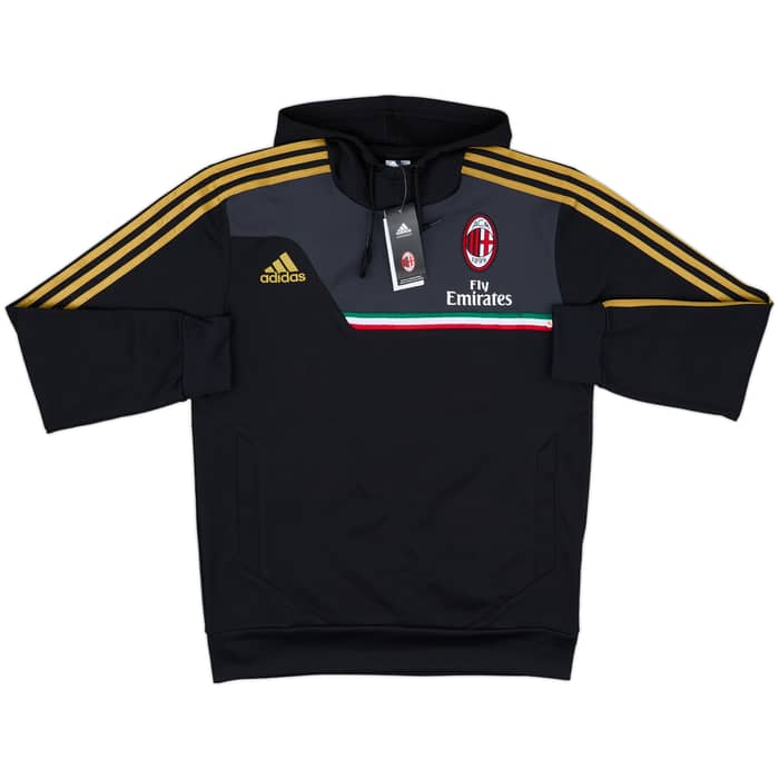 2013-14 AC Milan adidas Hooded Sweat Top (M/L)