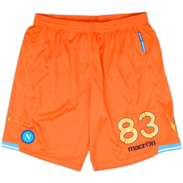 2011-12 Napoli Player Issue GK Shorts #83 (Rosati) - 4/10 - (XXL)