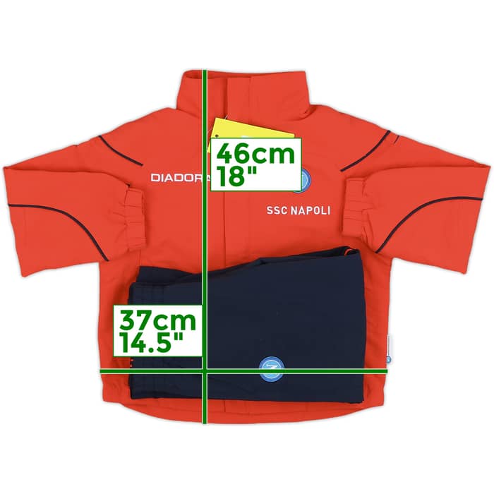 2007-08 Napoli Diadora Tracksuit (3-4 Years)