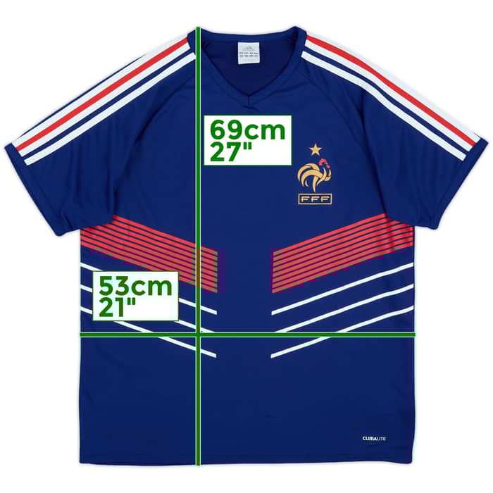 2009-10 France Basic Home Shirt - 9/10 - (M)