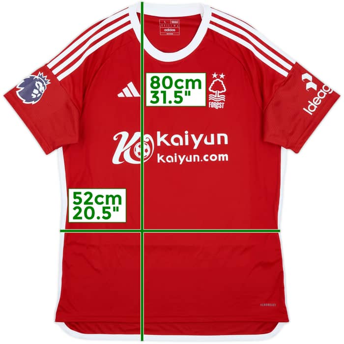 2023-24 Nottingham Forest Home Shirt - 10/10 - (L)