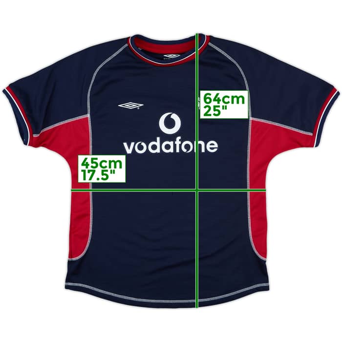 2000-01 Manchester United Third Shirt - 5/10 - (L.Boys)