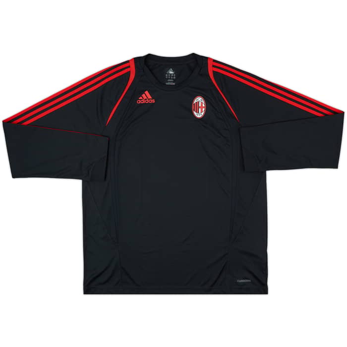 2009-10 AC Milan adidas Training L/S Shirt - 8/10 - (XL)