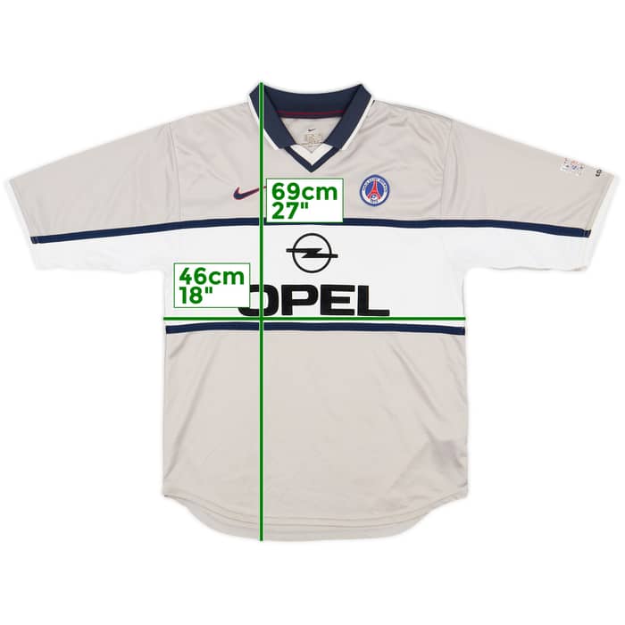 2000-01 Paris Saint-Germain Away Shirt - 8/10 - (XL.Boys)