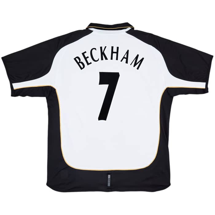 2001-02 Manchester United Centenary Away/Third Shirt Beckham #7 - 6/10 - (XXL)