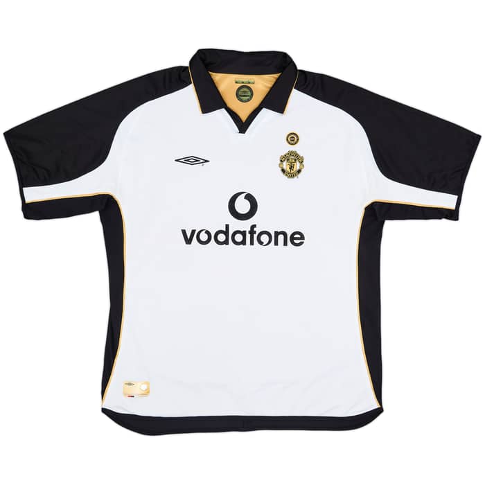 2001-02 Manchester United Centenary Away/Third Shirt Beckham #7 - 6/10 - (XXL)