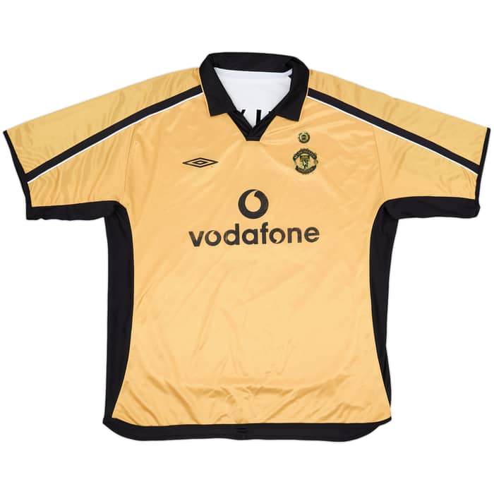 2001-02 Manchester United Centenary Away/Third Shirt Beckham #7 - 6/10 - (XXL)