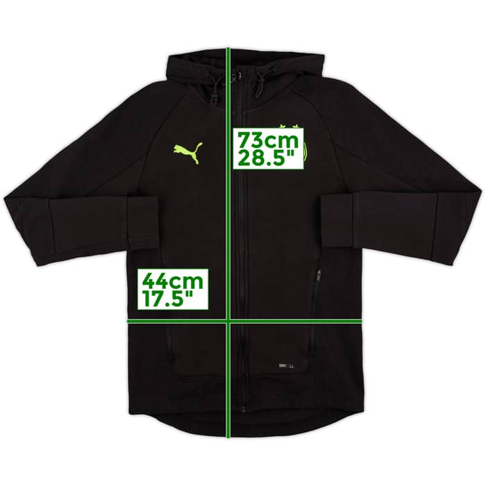 2021-22 Borussia Dortmund Puma Hooded Track Jacket - 8/10 - (S)