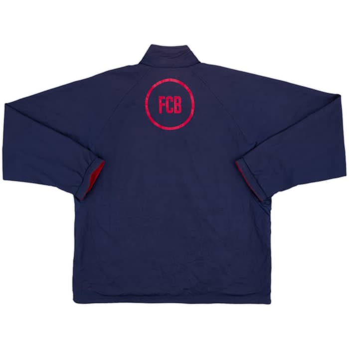 2000-02 Barcelona Nike Reversible 1/4 Zip Drill Top - 7/10 - (XXL)