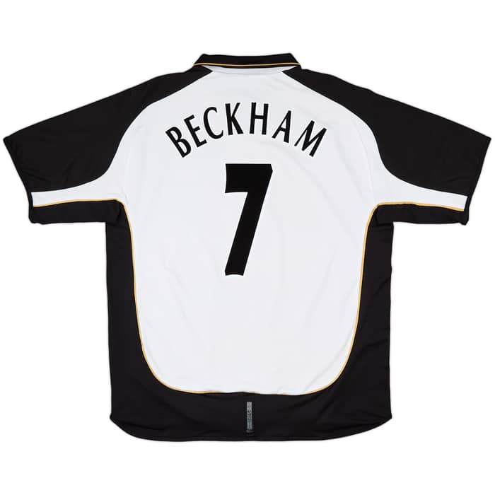 2001-02 Manchester United Centenary Away/Third Shirt Beckham #7 - 10/10 - (XXL)