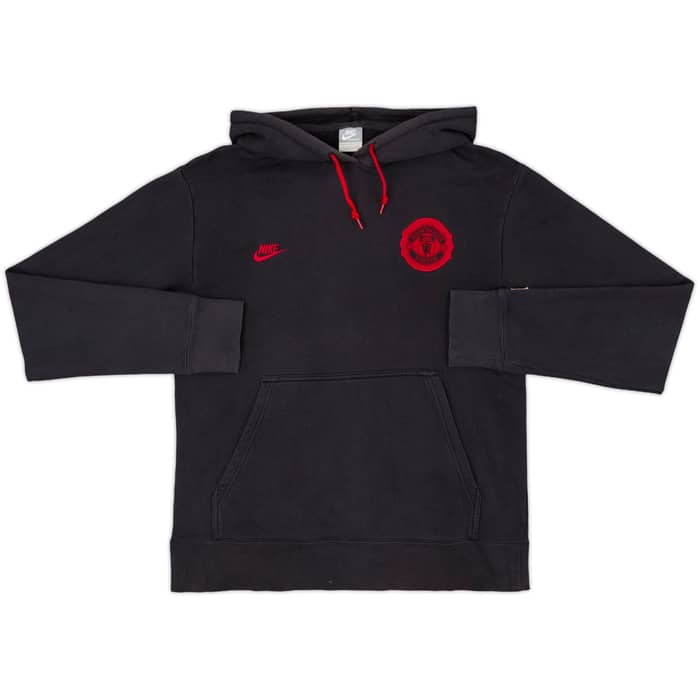 2008-09 Manchester United Nike Hooded Sweat Top - 7/10 - (M)