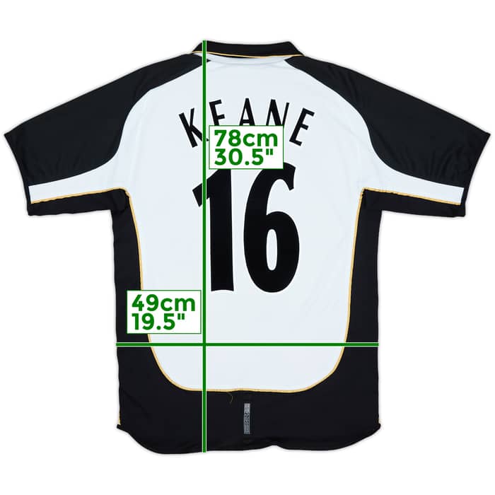 2001-02 Manchester United Centenary Away/Third Shirt Keane #16 - 6/10 - (M)
