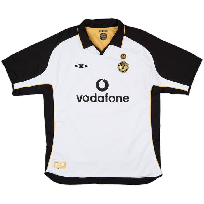 2001-02 Manchester United Centenary Away/Third Shirt Beckham #7 - 5/10 - (XXL)