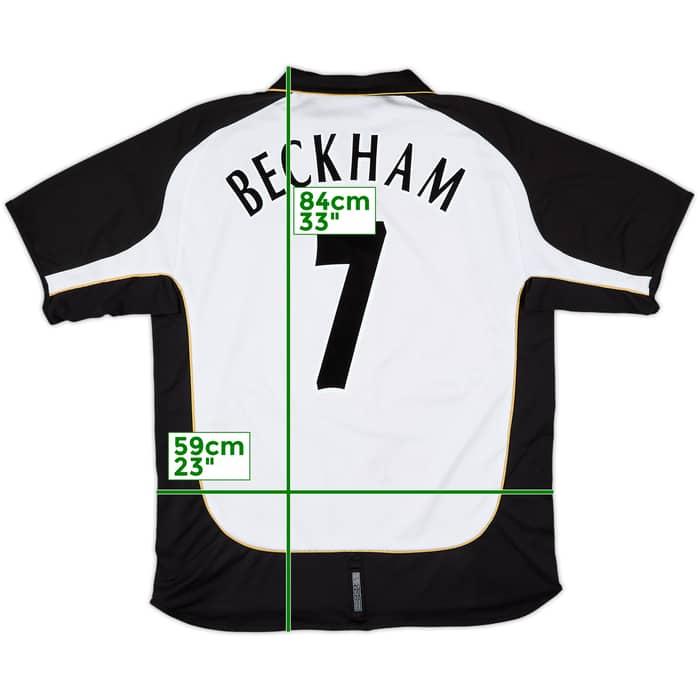 2001-02 Manchester United Centenary Away/Third Shirt Beckham #7 - 5/10 - (XXL)