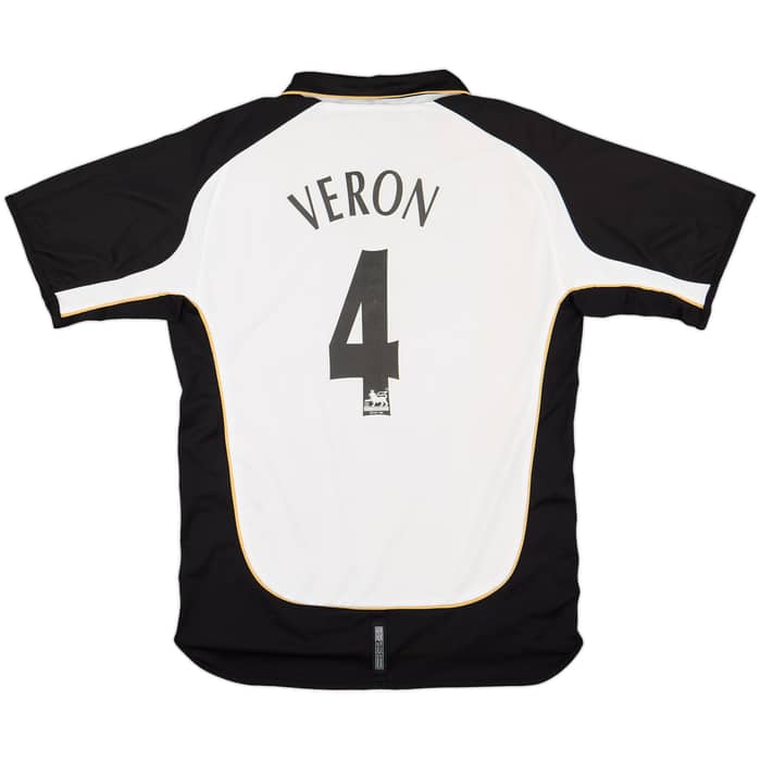 2001-02 Manchester United Centenary Away/Third Shirt Veron #4 - 8/10 - (L)