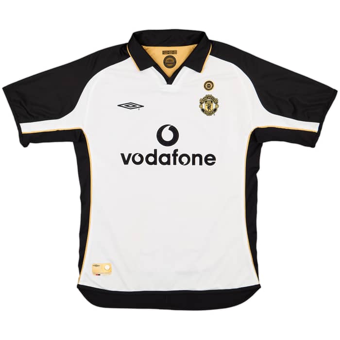 2001-02 Manchester United Centenary Away/Third Shirt Veron #4 - 8/10 - (L)