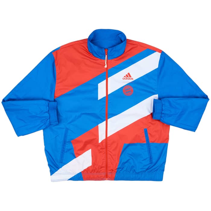 2022-23 Bayern Munich Staff Issue adidas Reversible Track Jacket MK - 8/10 - (XL)