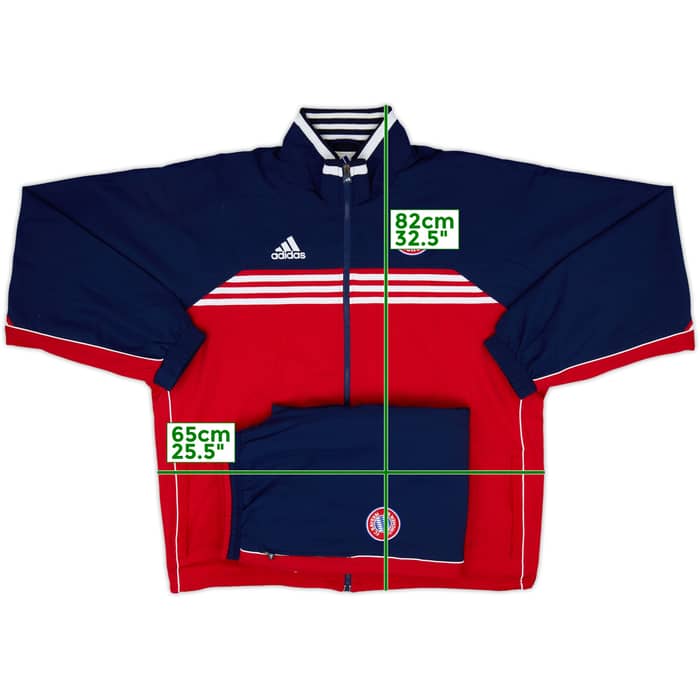 1998-00 Bayern Munich adidas Tracksuit - 9/10 - (L/XL)