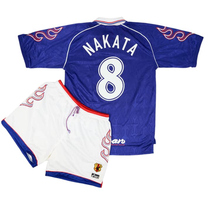 1998 Japan Home Shirt & Shorts Nakata #8 - 7/10 - (M)