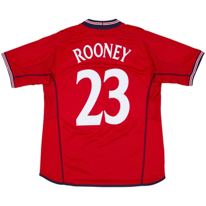 2002-04 England Away Shirt Rooney #23 - 7/10 - (L)