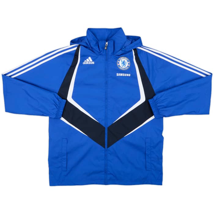 2009-10 Chelsea adidas Hooded Rain Jacket - 10/10 - (M)