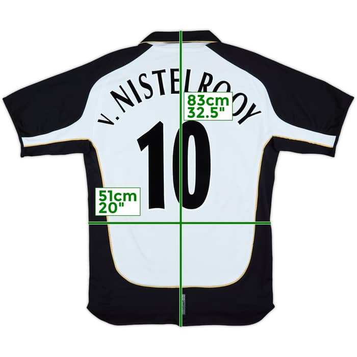 2001-02 Manchester United Centenary Away/Third Shirt V.Nistelrooy #10 - 7/10 - (L)