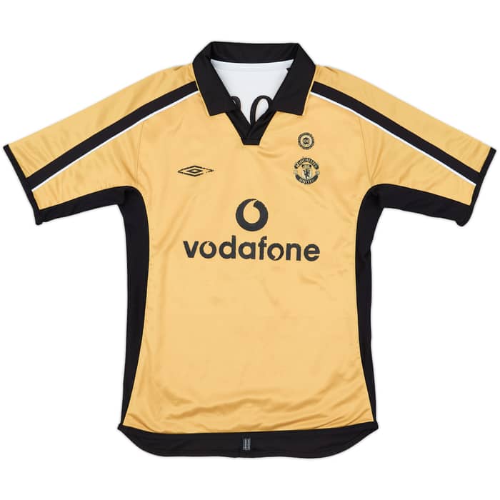 2001-02 Manchester United Centenary Away/Third Shirt Veron #4 - 6/10 - (S.Boys)