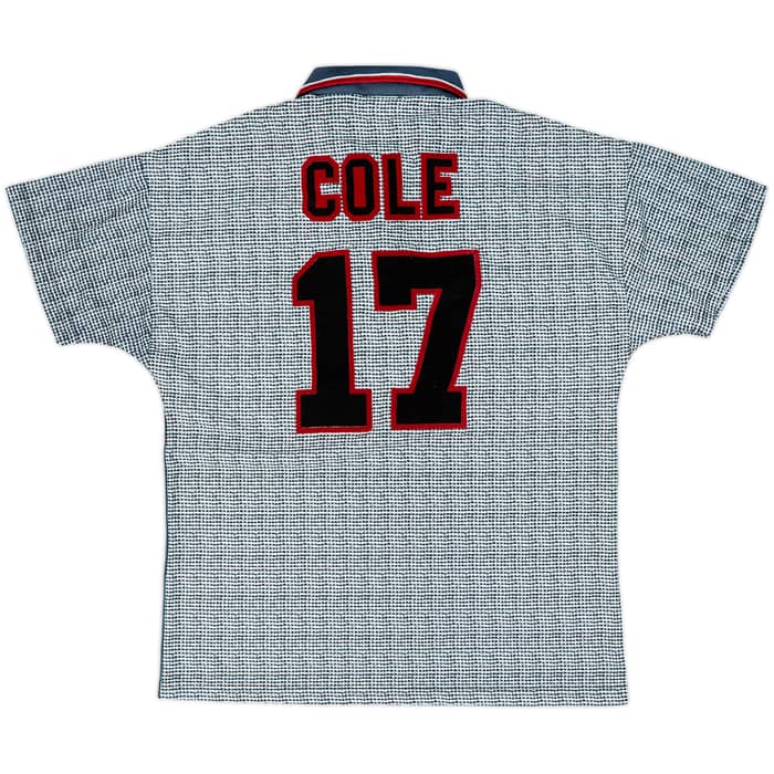 1995-96 Manchester United Away Full Kit Cole #17 - 9/10 - (M)