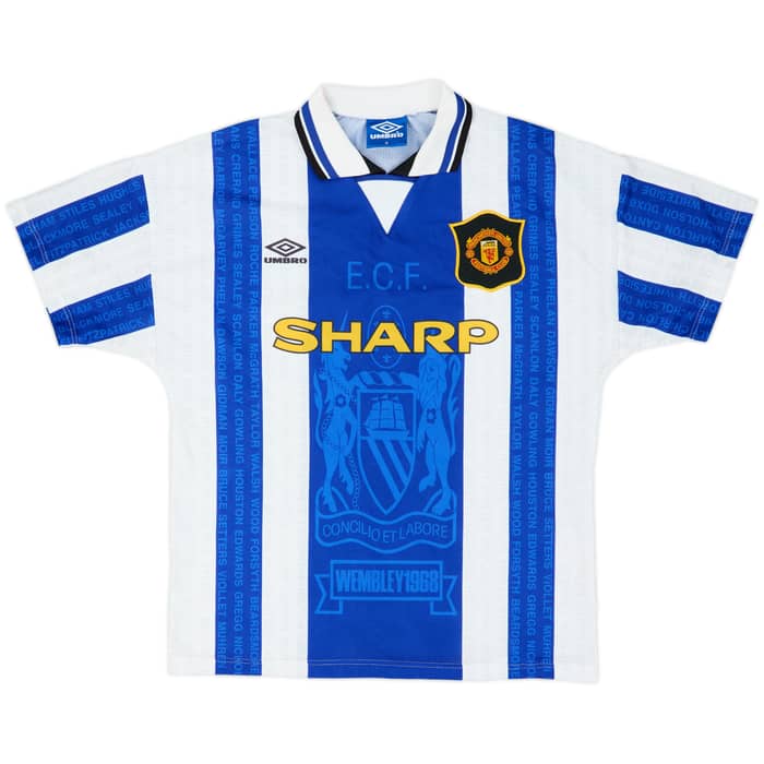 1994-96 Manchester United Third Full Kit Beckham #24 - 9/10 - (M)